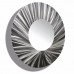 Large Round Silver Metal Mirror Wall Art Accent Metallic Hanging by Jon Allen 718117183225  273408142620